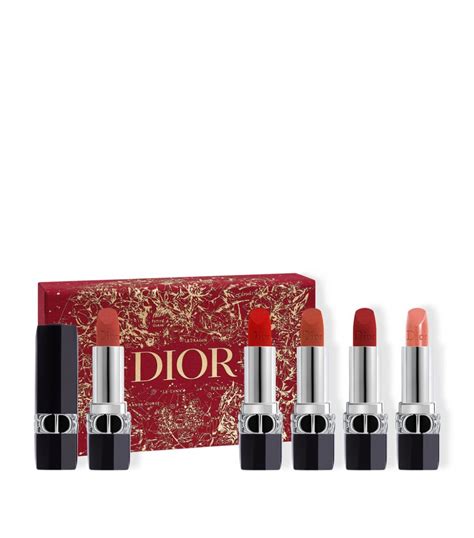 dior limited edition glitter lipstick|dior rouge mini lipstick set.